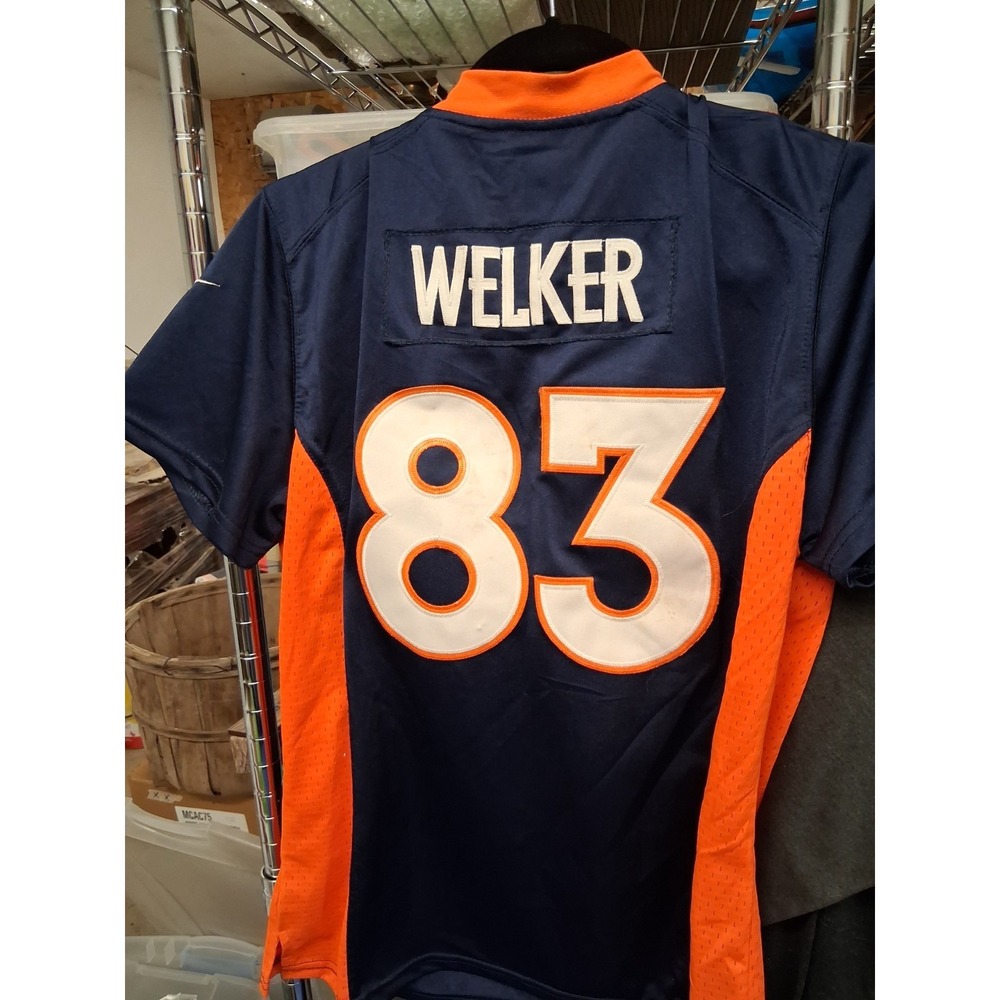 Wes Welker Denver Broncos Nike Jersey Mens XL Blue On Field